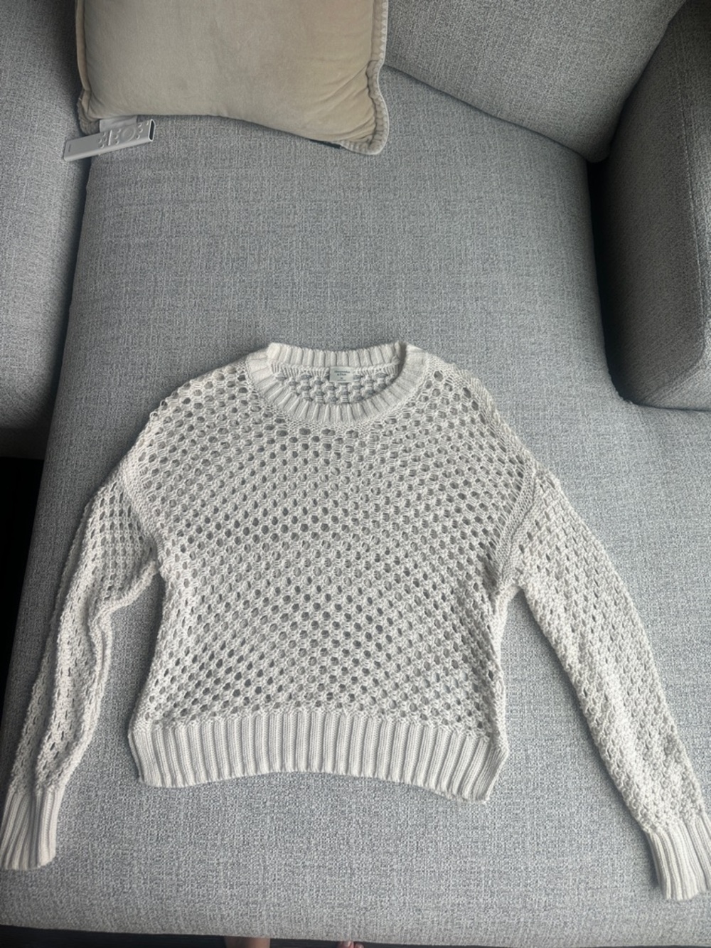 Abercrombie Crotchet Sweater - Women's Crewneck